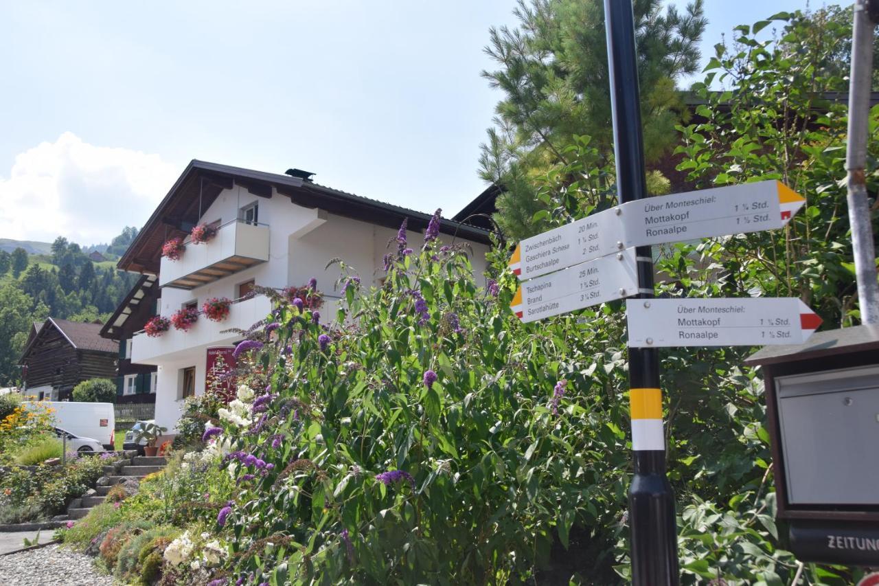 Hotel Garni Brigitte Buerserberg Luaran gambar
